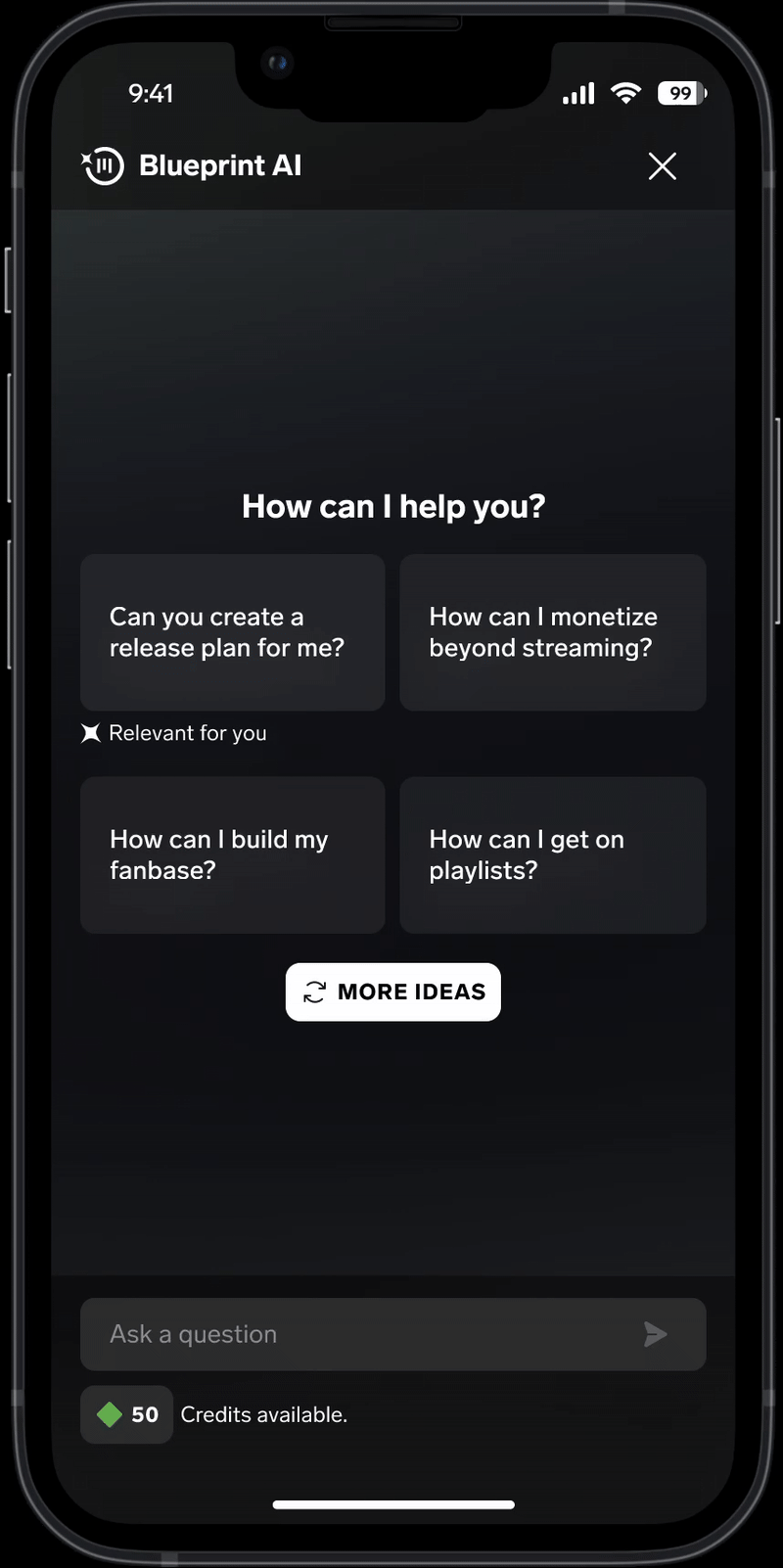 Blueprint AI iOS Credits